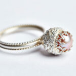 Ring Cupula mit Süßwasserperle