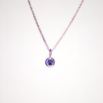 Silber Anhänger mit Iolith