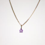 Anhänger Gold mit Amethystmaiglöckchen